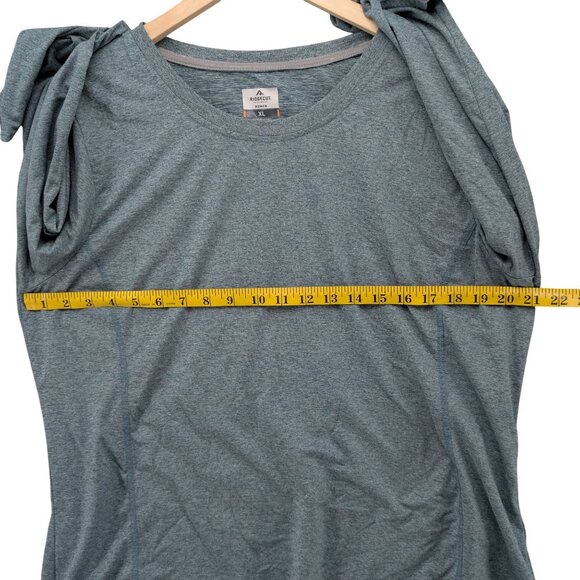 Ridgecut Toughwear Athletic Tee Womens Teal Long Sleeve Wicking T Shirt Size XL - Picture 6 of 7